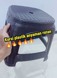 kursi plastik motif anyaman rotan #kursi #kursiplastik #kursianyaman |  TikTok